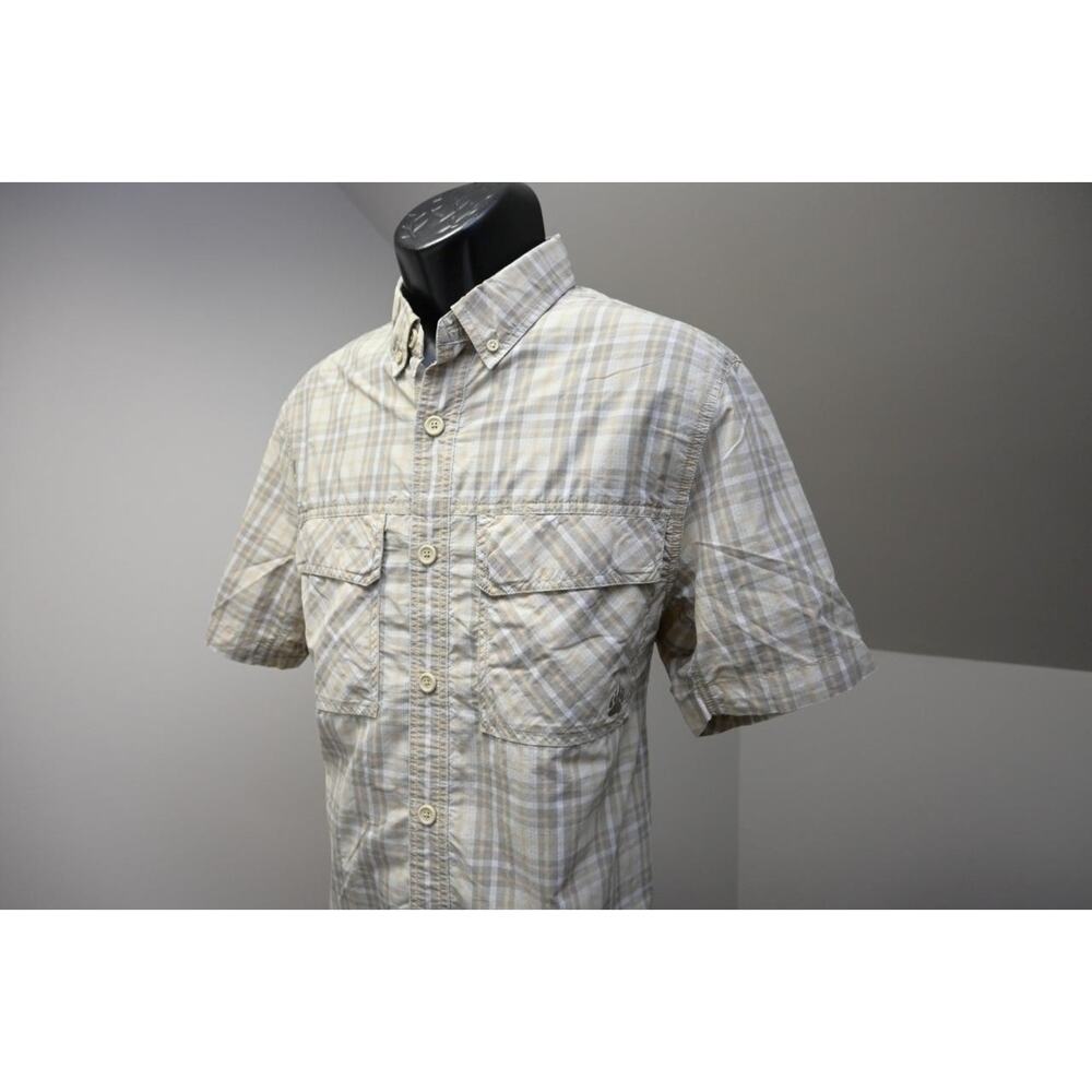 Alaskan HardGear Duluth Trading Co. Button Up Camp Shirt Vented Mens‎ Sz Medium